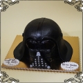88 Tort w kształcie hełmu Lorda Vadera z Gwiezdnych Wojen - Przestrzenny Star Wars 