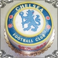 68 Tort Chelsea Football club okrągły dla kibica