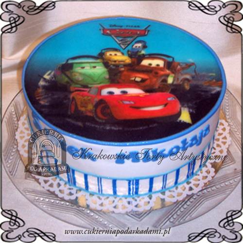 3ADCH.Tort-DISNEY-PIXAR-MATTEL-CARS-ZYGZAK-MCQUEEN-z-jadalnym-zdjeciem-cukiernia-pod-arkadami-krakow