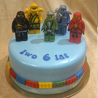 Tort z wojownikami Lego Niniago