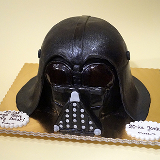 Tort hełm Lord Vader Gwiezdne Wojny Star Wars Cake