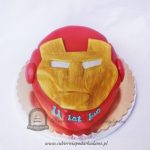 Tort z maską Iron Man