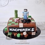 Tort inspirowany Minecraftem