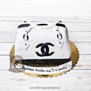 205BA Tort designerska torebka CHANEL