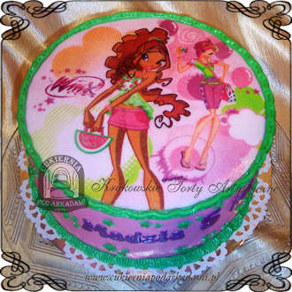Tort Winx Club dla dziewczynki