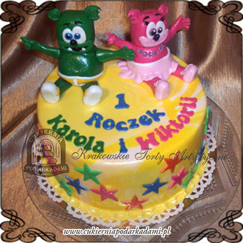 2-tort-dla-blizniakow-z-gumi-misiami-cukiernia-pod- arkadami