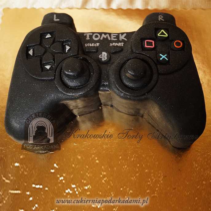 111ASM.Tort-pad-do-gry-joystick-play-station-cukiernia-pod-arkadami-krakow
