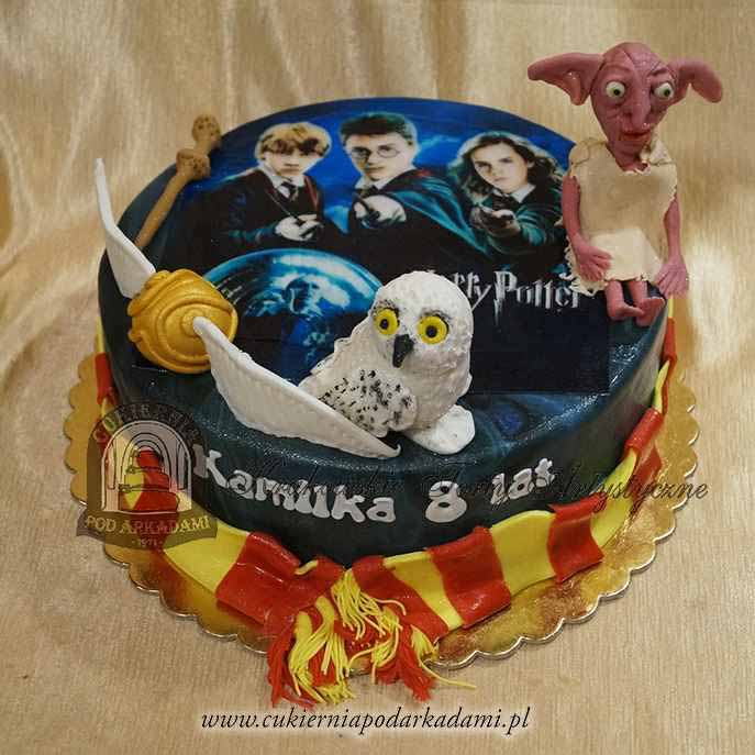 214ADU.Tort-Harry-Potter-sowa-Bransoletka-ZlOTA-kula-stforek-Zgredek-szalik-cukiernia-pod-arkadami-krakow