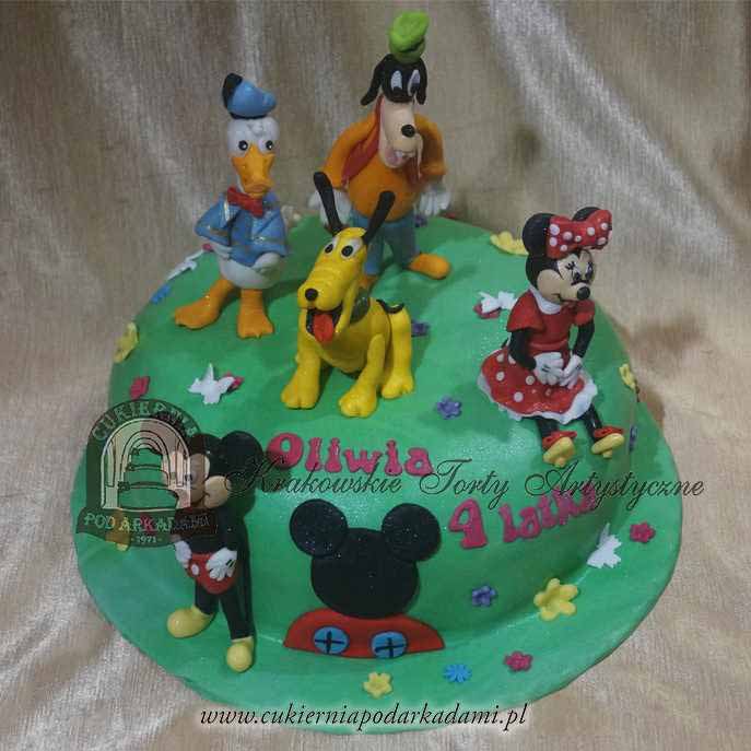 237ADU.Tort-Walt-Disney-myszka-Miki-Minnie-kaczor-Donald-pies-pluto-i-Gufi-cukiernia-pod-arkadami-krakow