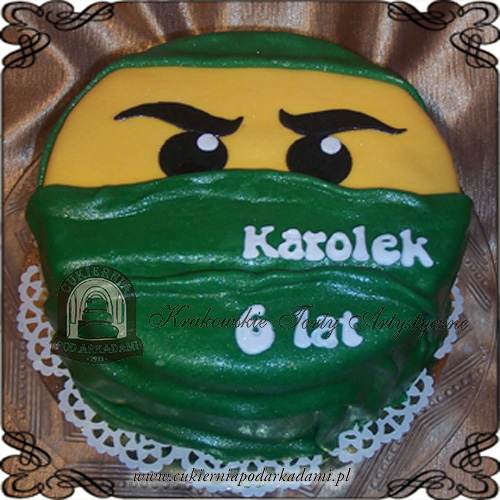 27ADCH.Tort-Lego-Niniago-zielony-dla-chlopca-Lloyd-cukiernia-pod-arkadami-krakow