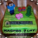 94ADU.Tort-dla-dzieci-gra-minecraft-z-postaciami-Steve-swinia-creeper-cukiernia-pod-arkadami-krakow