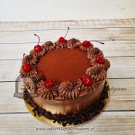 428BA Klasyczny tort czekoladowo-wiśniowy cpa