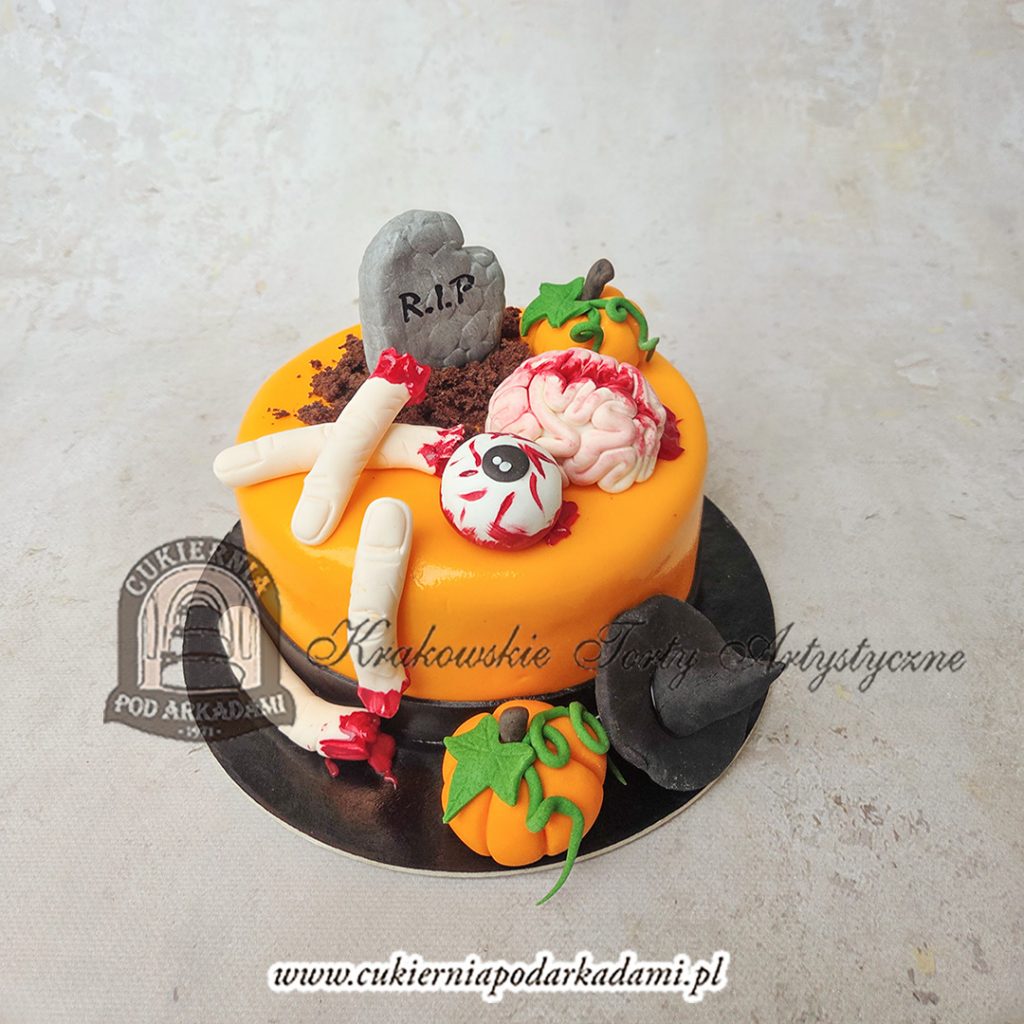 489BA Straszny tort na Halloween cpa